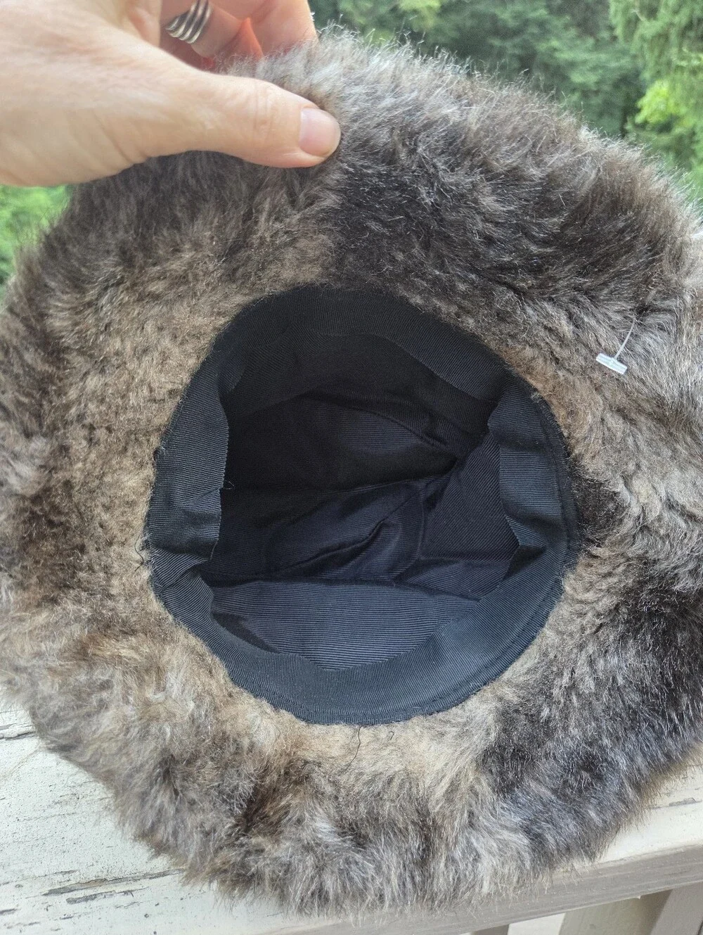 Brown Faux Fur Bucket Hat - Women's Cozy Winter Accessory